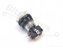 Drukcontact Arcade/Joystick transparant wit met verlichting 24,2mm